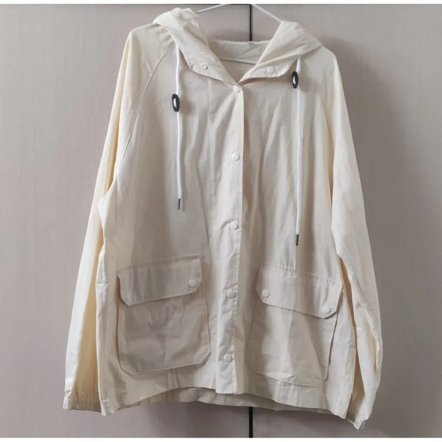 کت و بارونی کتان کرم