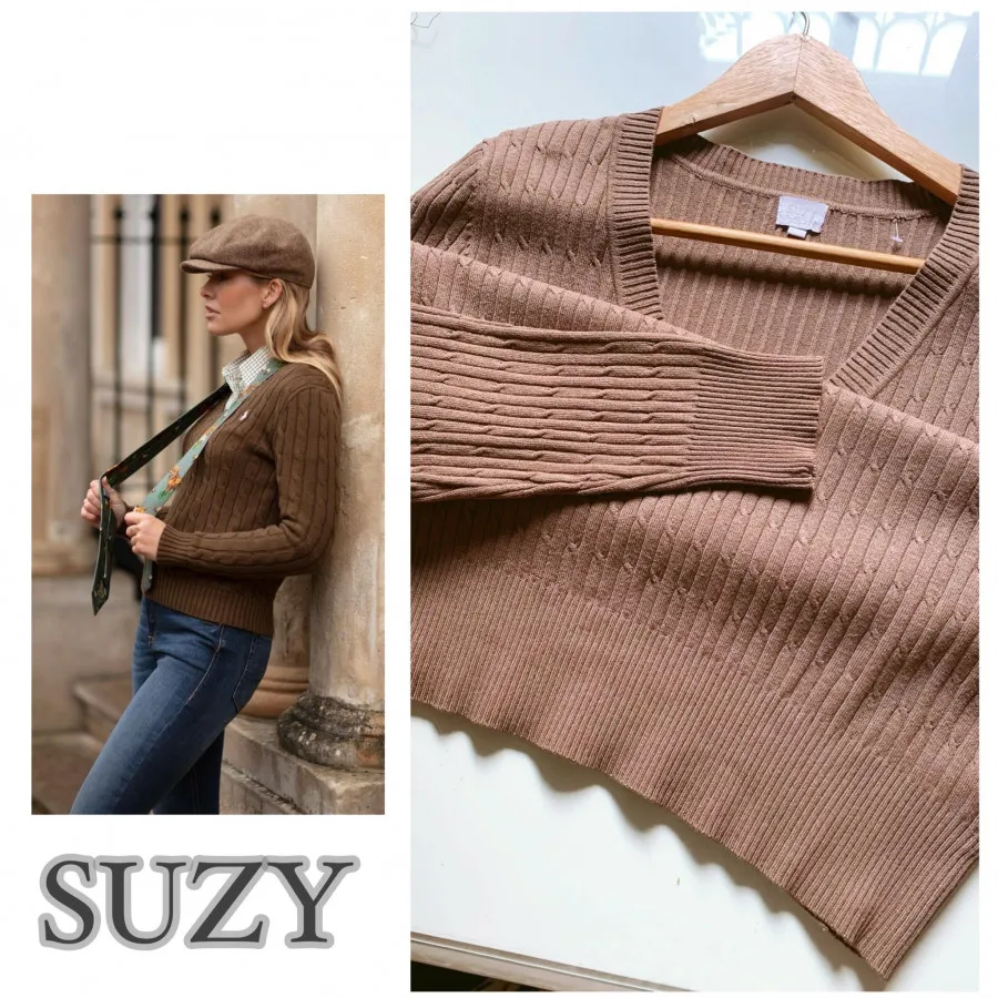 پلیور شکلاتی suzy