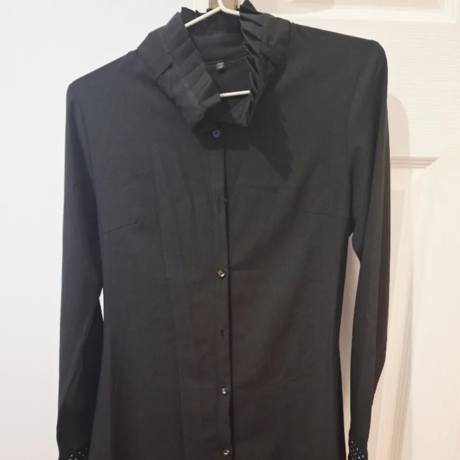 شومیز مشکی کرپ