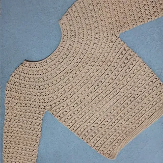 بلوز قلاب بافی