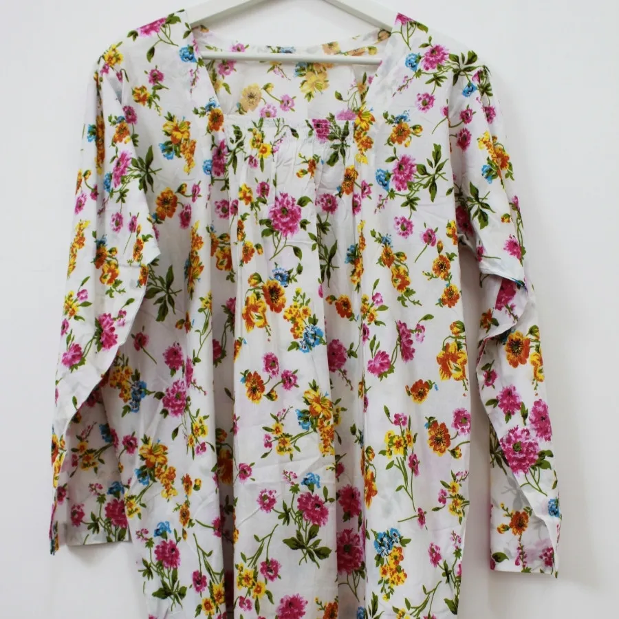 پیراهن زنانه راحتی نخی