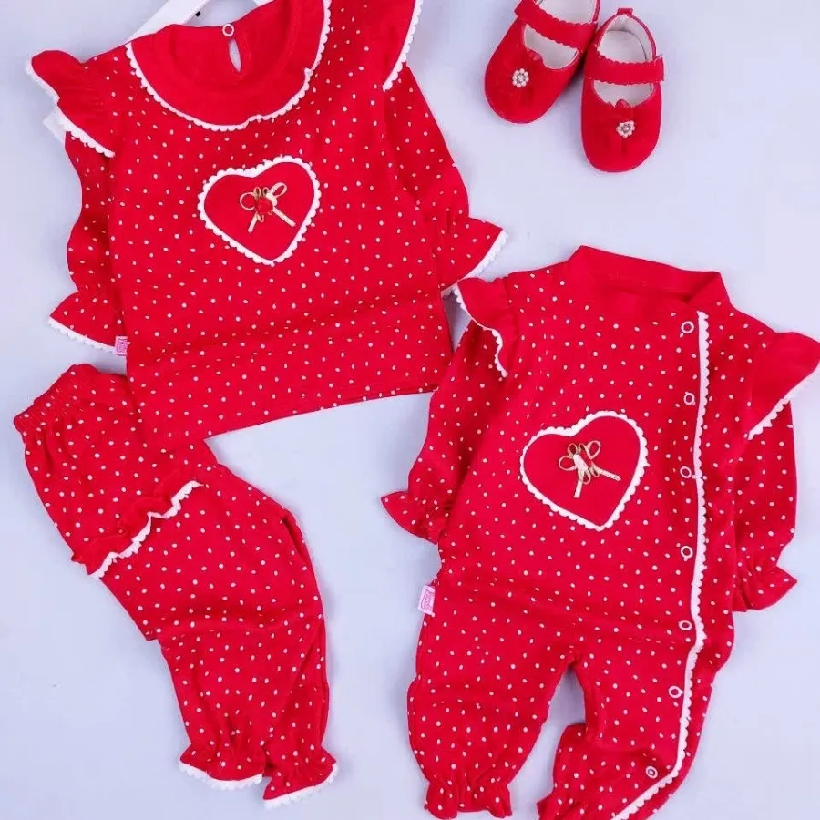 بلوز شلوار و سرهمی قرمز خ