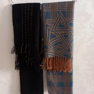 شال مشکی بافت