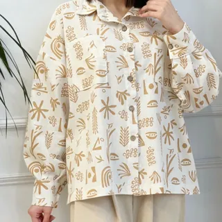 شومیز مانتویی لینن