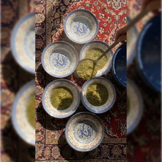 بشقاب گود دونه برنجی