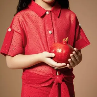 شومیز گره ای یلدایی