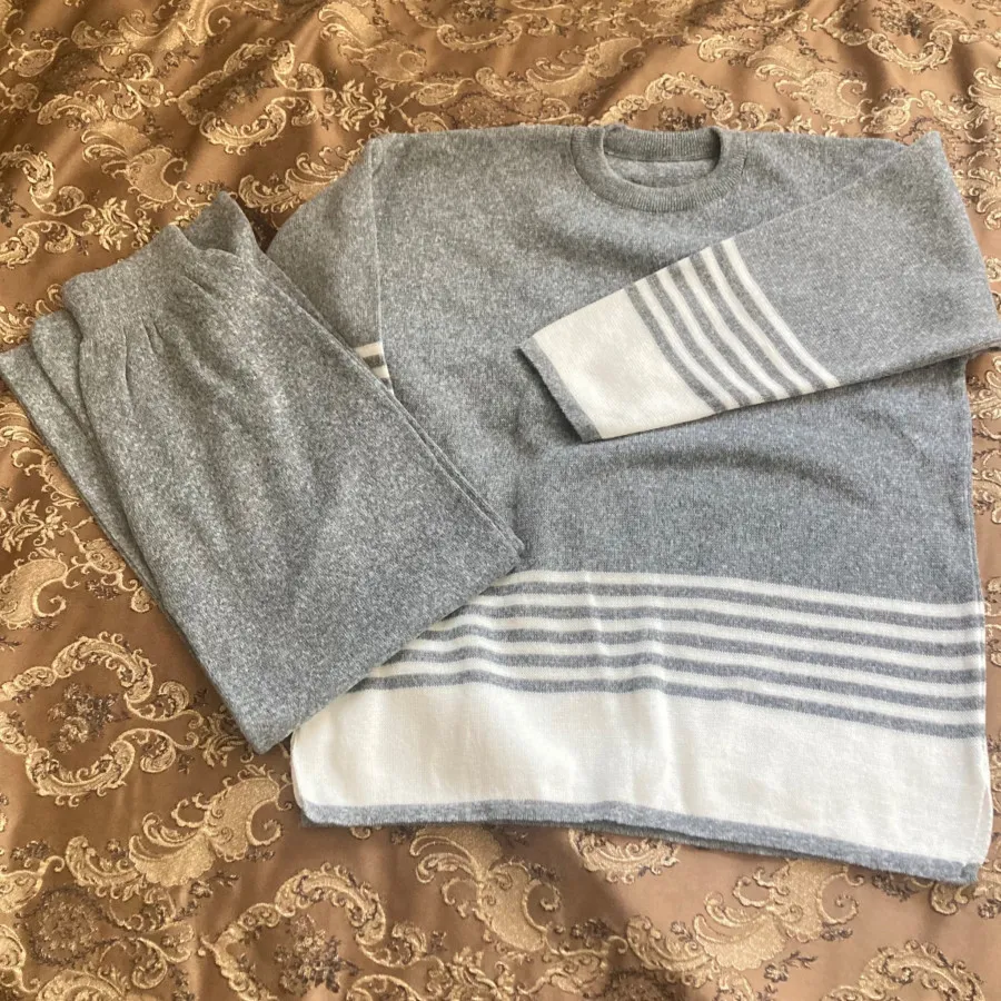 پیراهن شلوار بافت خارجی