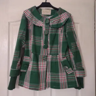 کت آستر دار چهارخانه