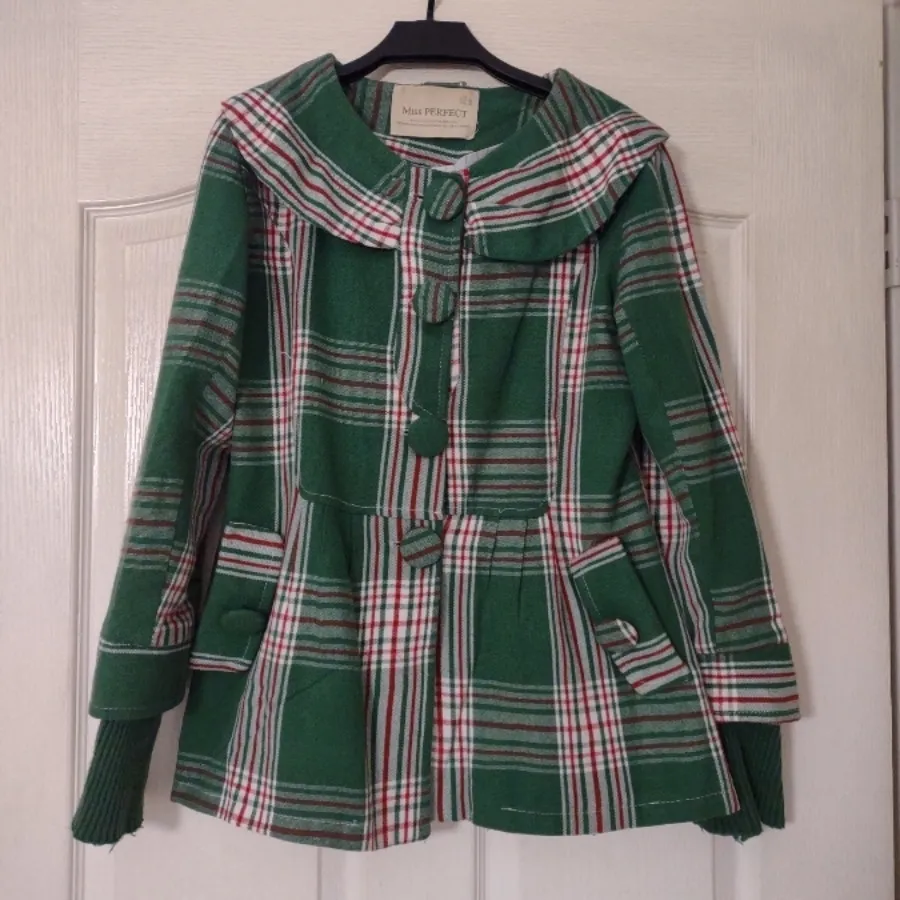 کت آستر دار چهارخانه