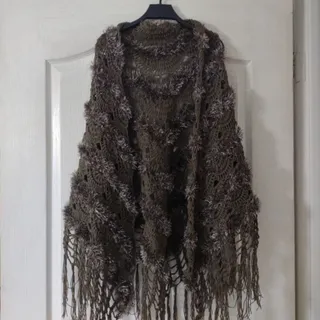 شنل زنانه دست بافت