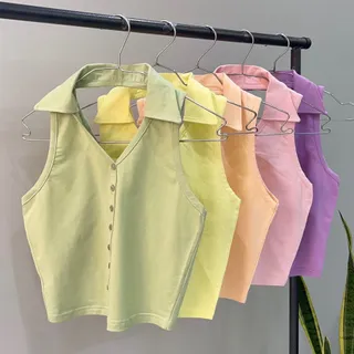 تاپ یقه دار