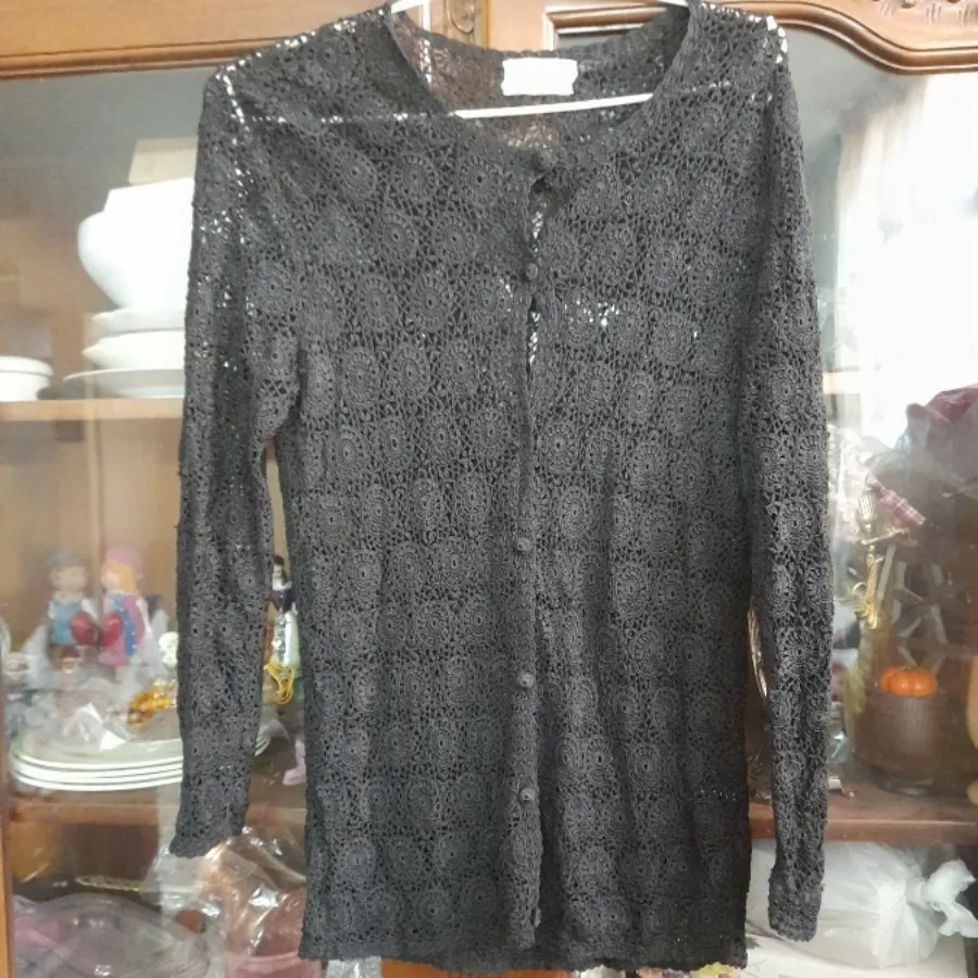 ژاکت یا کت قلاب بافی