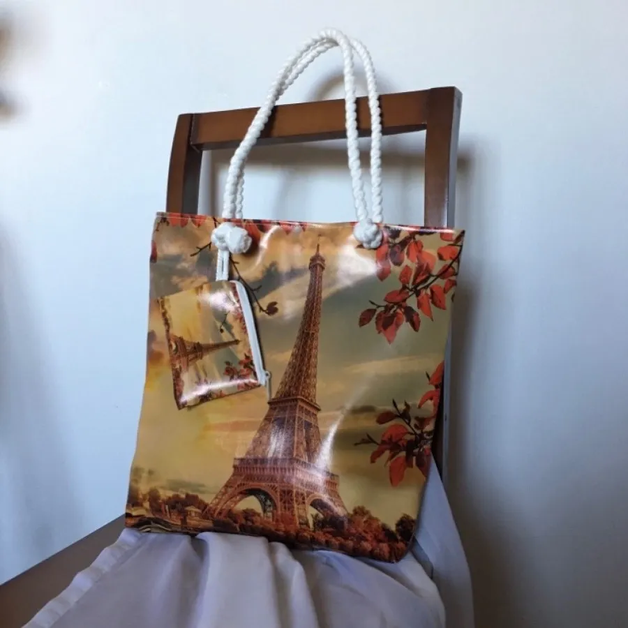 ساک دستی بزرگ چرم مصنوعی