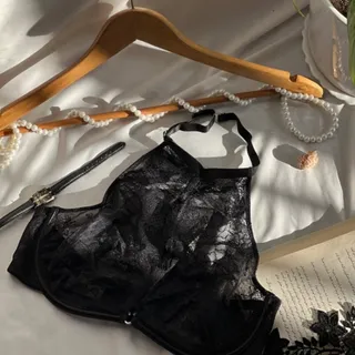 سوتین گردنی توری  استوک