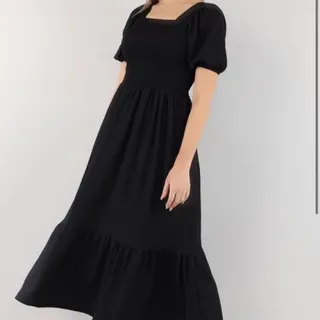 پیراهن بلند مشکی ترک