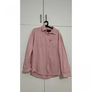 کت کتان صورتی