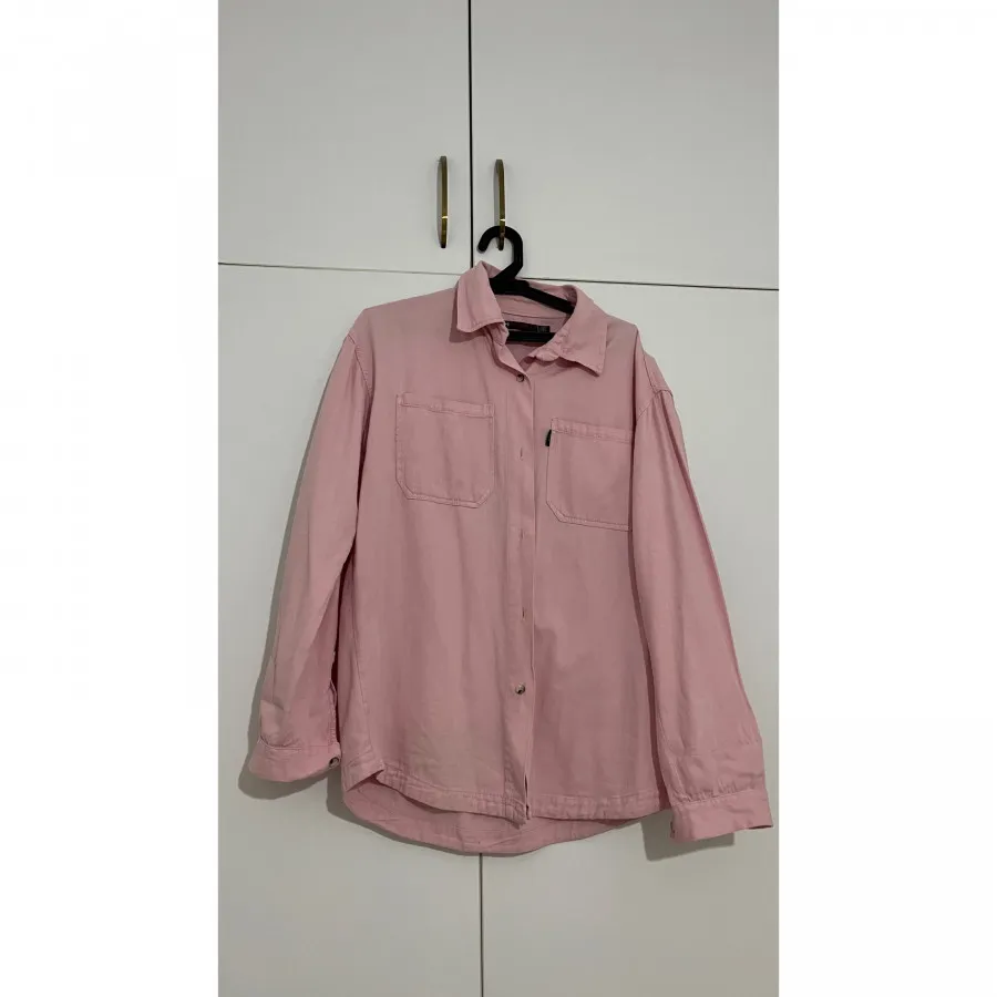 کت کتان صورتی