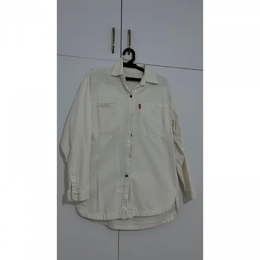 شومیز کتان سفید