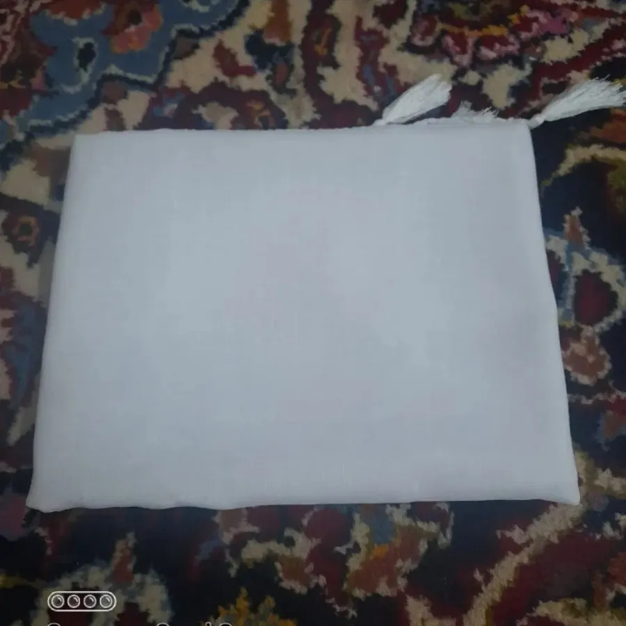 شال نخی سفید