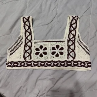 تاپ نیم تنه بافت