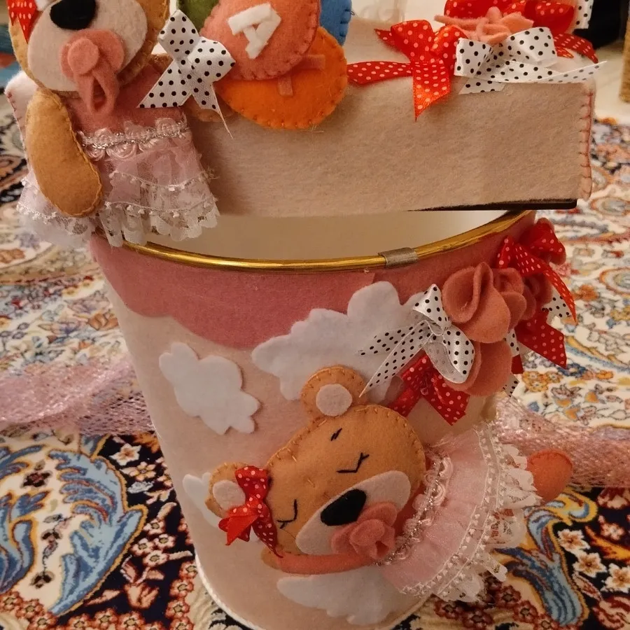 جای سطل و دستمال