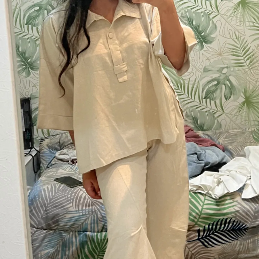 ست شومیز شلوار لینن