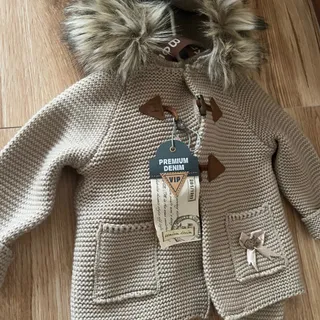 ست سرهمی و ژاکت و کلاه