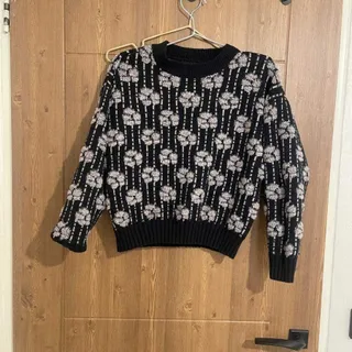 بافت کراپ نو گل بابونه