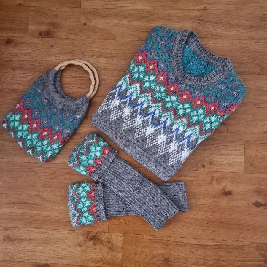 بلوز بافتنی دخترونه