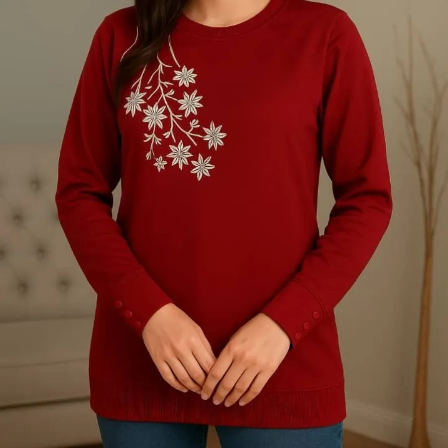 بلوز سرآستین دکمه دار