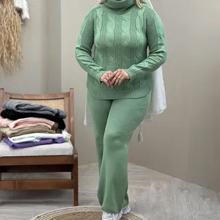 ست بافت یقه شل