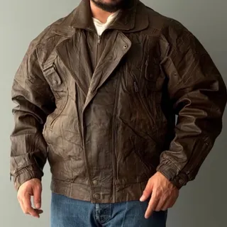 کاپشن چرم آمریکایی اصل