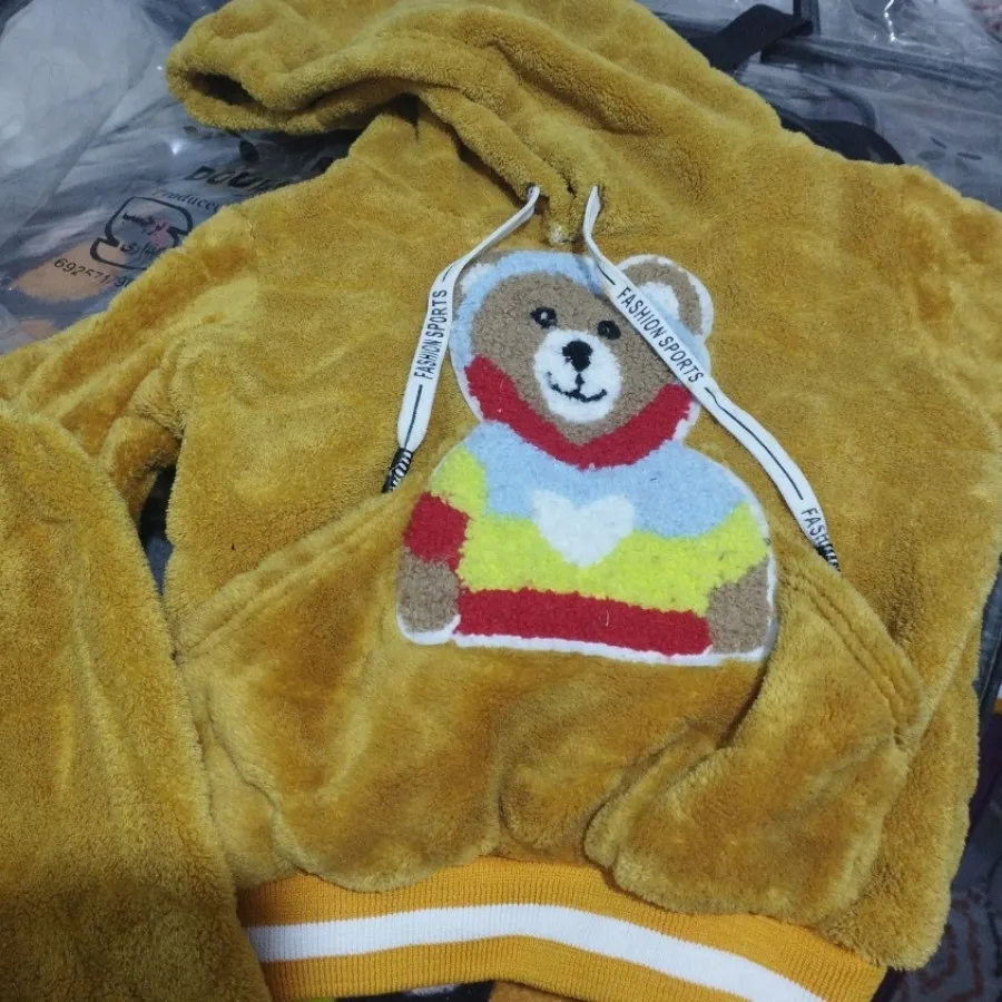 ست هودی شلوار تدی