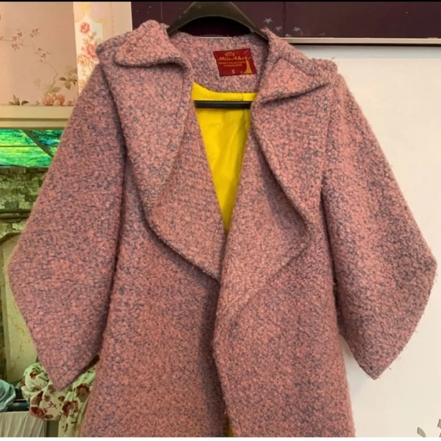 پالتو گرم صورتی