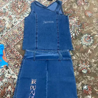 تاپ دامن جین