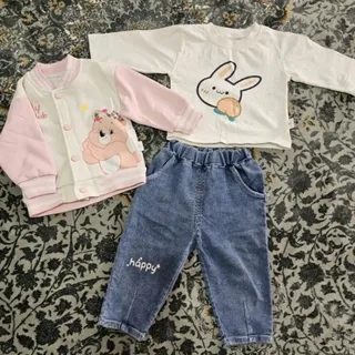 دورس و بلوز و شلوار 3 تکه