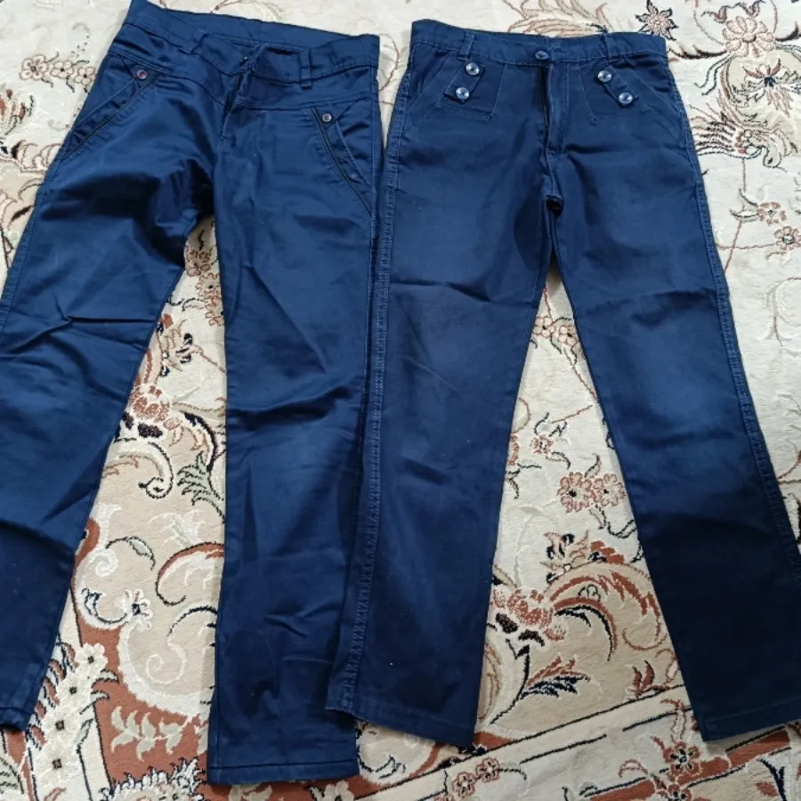 شلوار کتان راسته