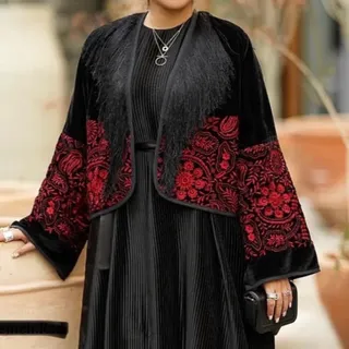 کت مخمل سوزن دوزی