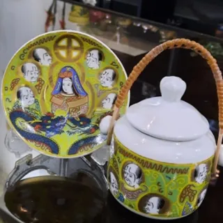 قندان و نعلبکی قدیمی