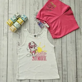 ست تاپ نخی و شلوارک دورس