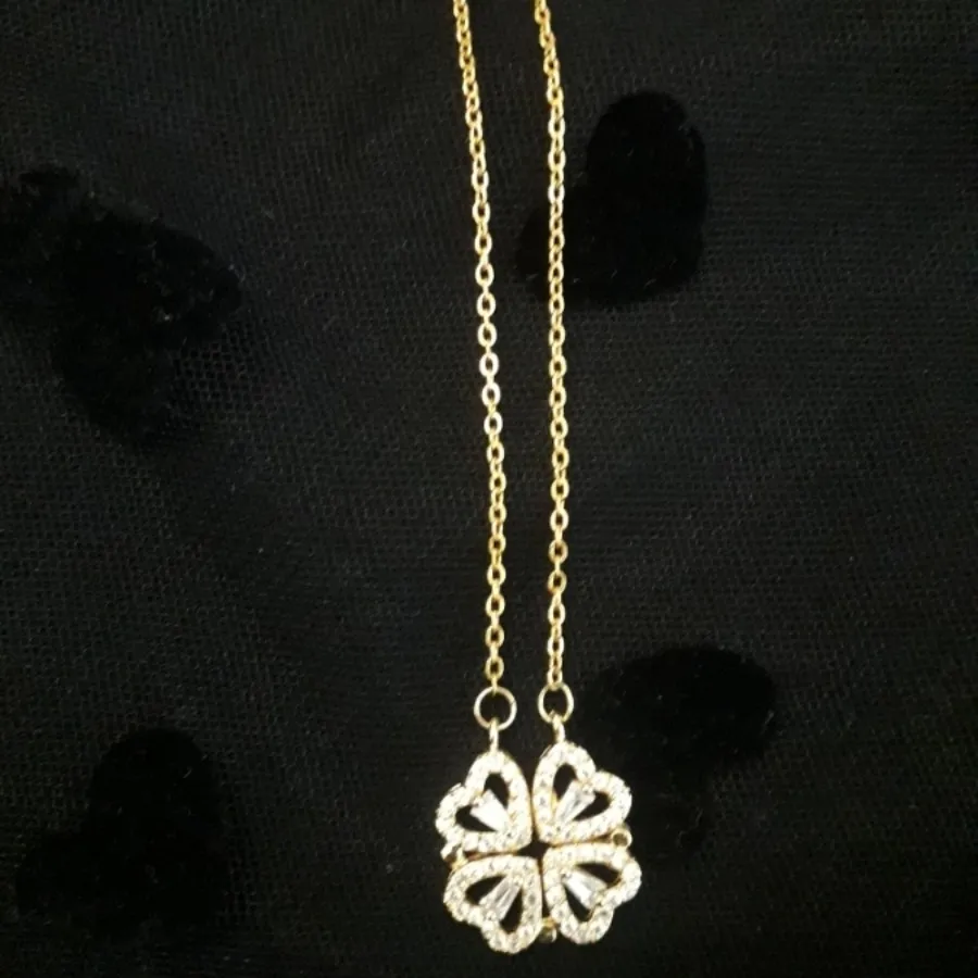 گردنبند استیل طلایی