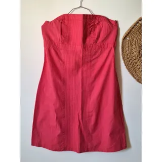 پیراهن دکلته سرخابی خارجی