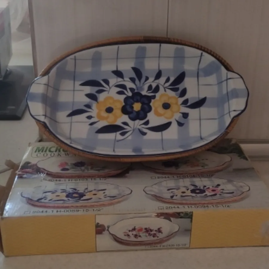 تابه گل پنبه نو با جعبه