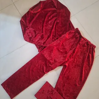 بلوز وشلوار مخمل