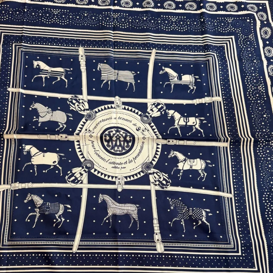 روسری ابریشم توییل دست دو