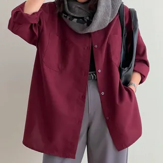 شومیز زرشکی