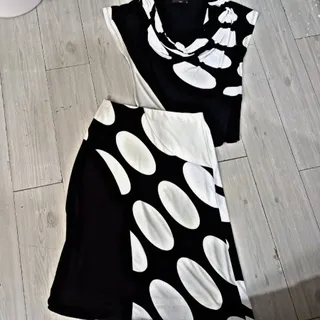 بلوز و دامن ریون کشی نو