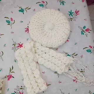 کلاه و شال بافت