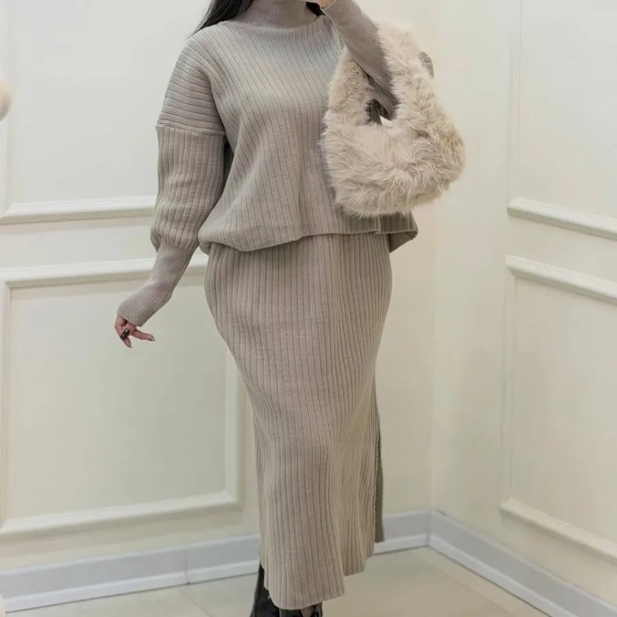 بلوز و دامن بافت