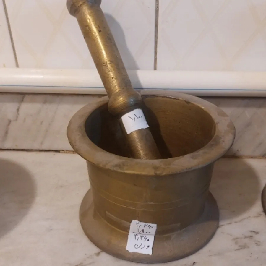 هاون برنجی عتیقه